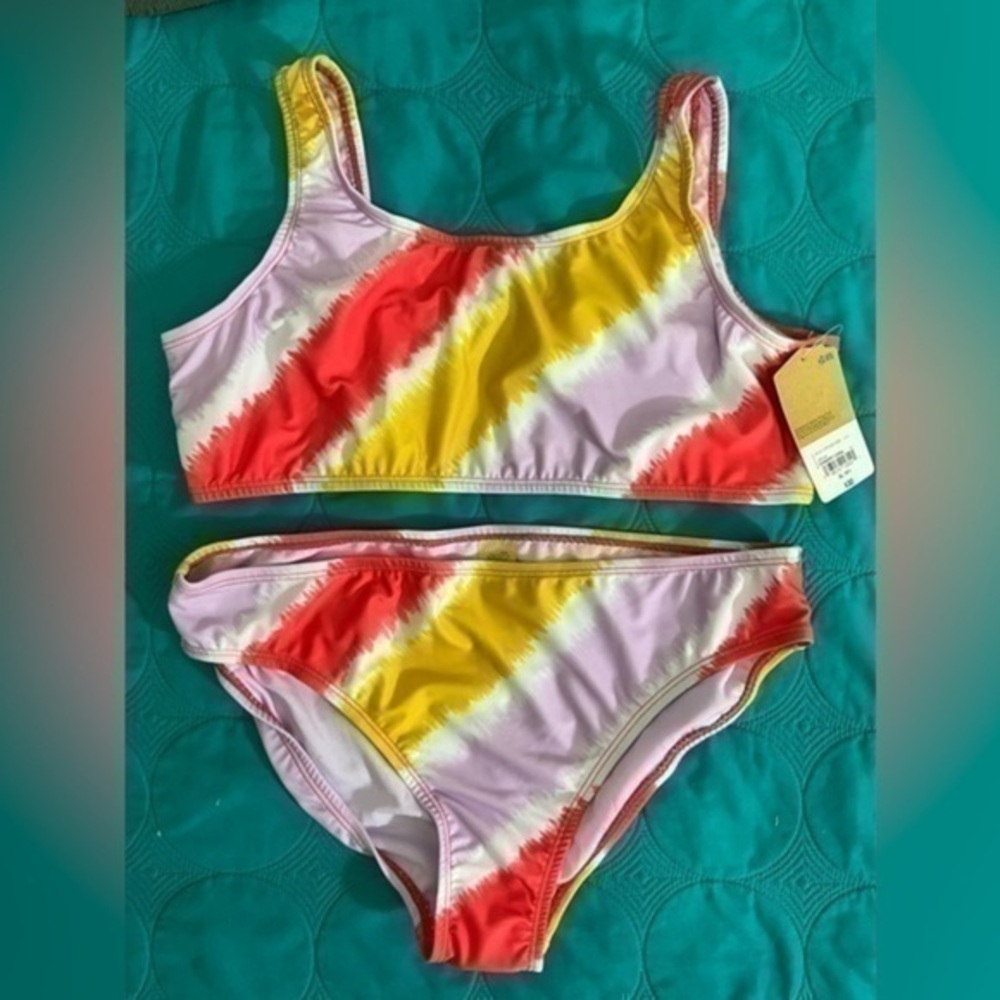 NWT girls two-piece swimsuit